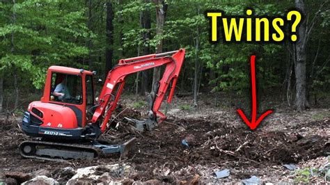 mini excavator stumps|stump ripper for mini excavator.